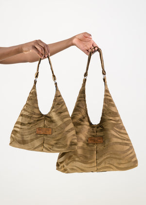 Matilde Bag Bronze Zebra