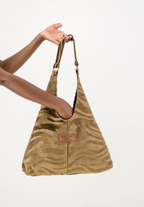 Matilde Bag Bronze Zebra