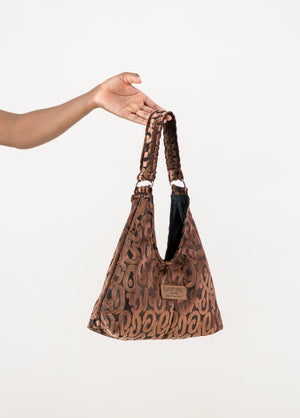 Mini Matilde Bag Brown Leopard Swirls