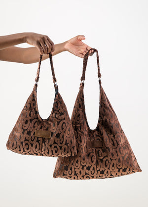 Mini Matilde Bag Brown Leopard Swirls