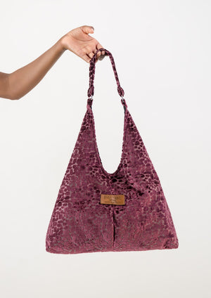 Matilde Bag Purple Leopard